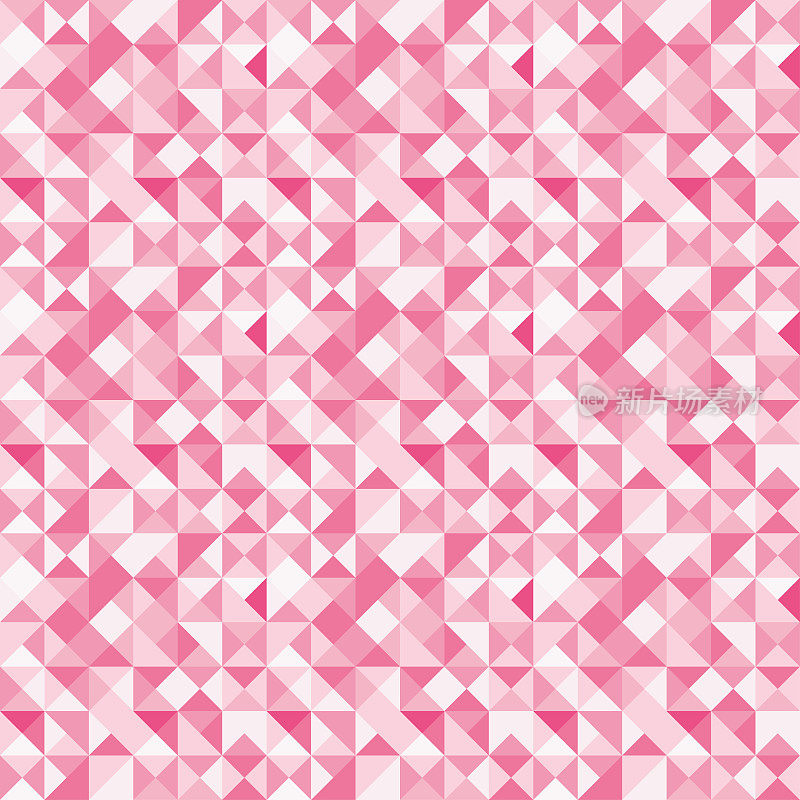 Seamless polygon background pattern - polygonal - red wallpaper - vector Illustration